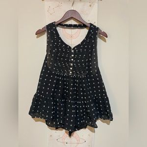 Free People backless tank top